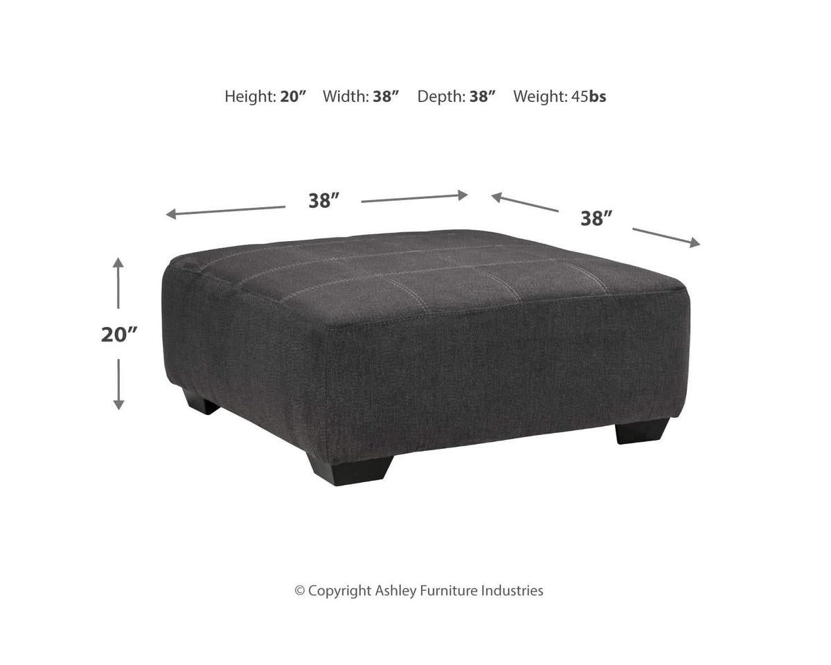 Ambee Oversized Accent Ottoman