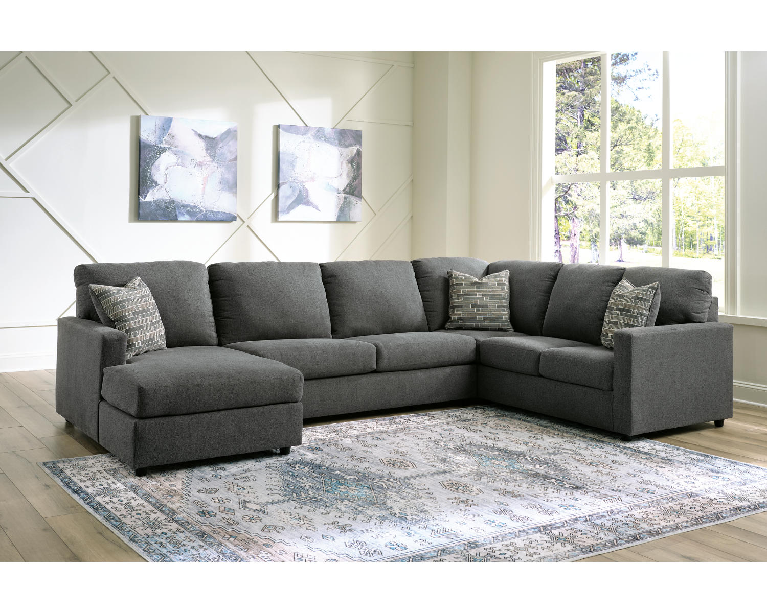 Edenfield 3-Piece Sectional with Chaise