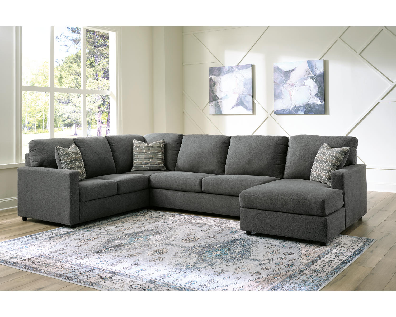 Edenfield 3-Piece Sectional with Chaise