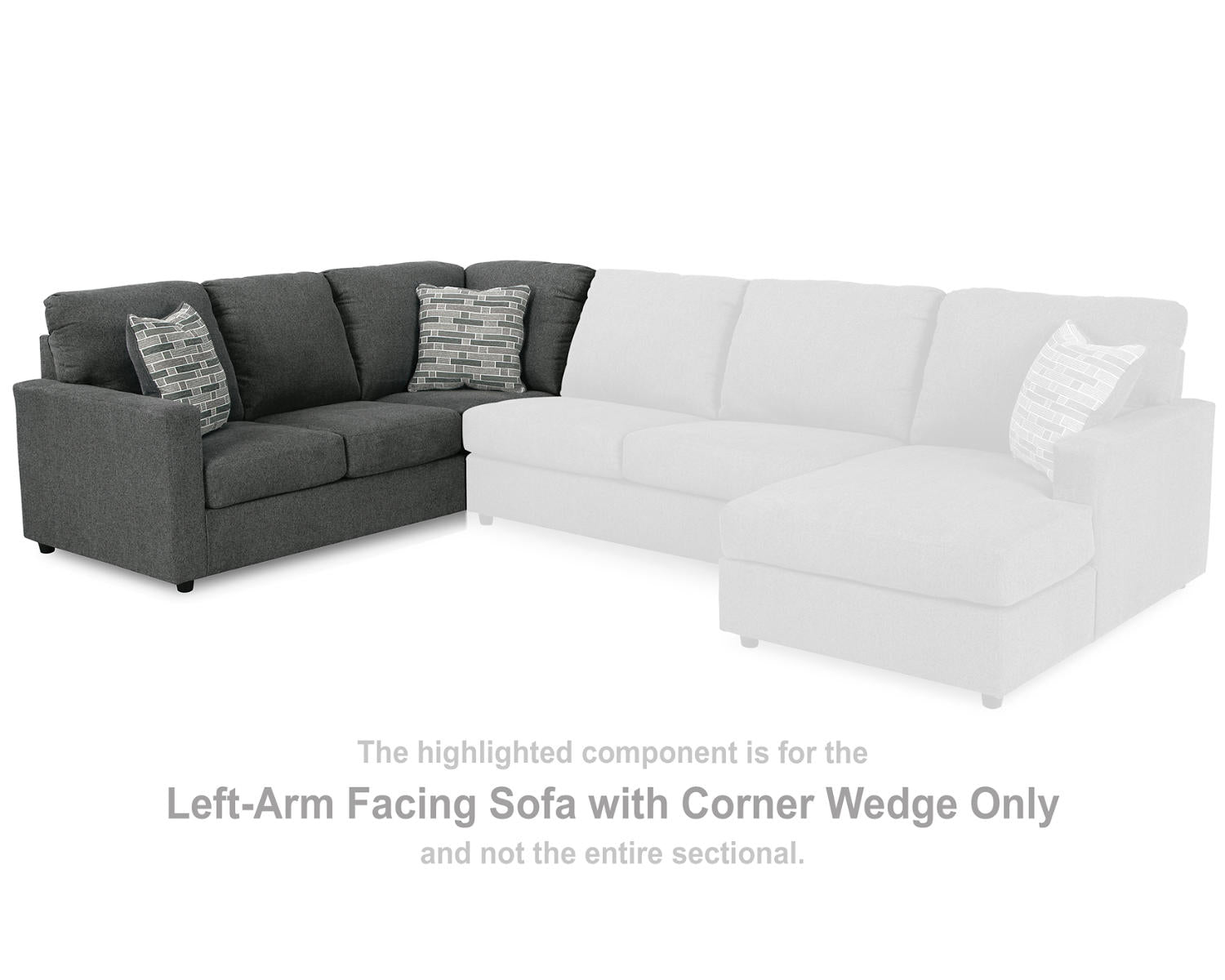 Edenfield Left-Arm Facing Sofa with Corner Wedge
