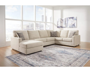 Seccional de 3 piezas con chaise longue Edenfield
