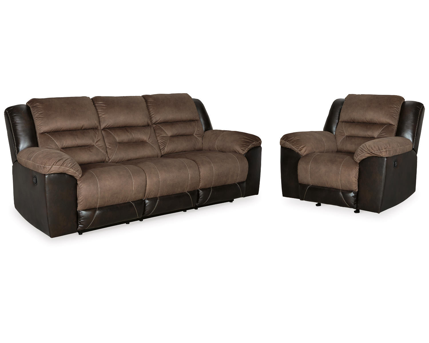 Earhart Reclining Sofa and Recliner