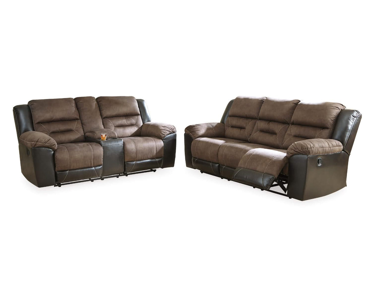 Sofá reclinable y loveseat Earhart