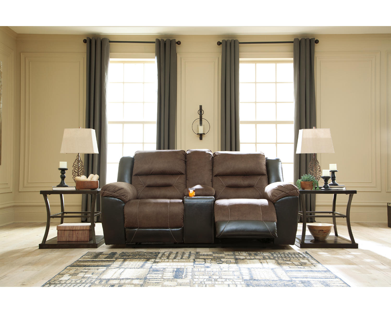 Earhart Reclining Loveseat with Console