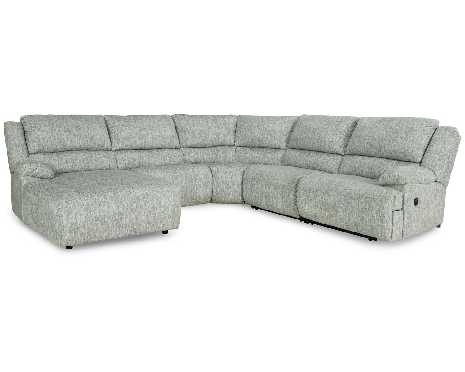 McClelland 5-Piece Reclining Sectional with Chaise