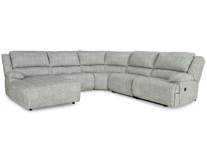 Seccional reclinable McClelland de 5 piezas con chaise longue