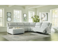 Seccional reclinable McClelland de 5 piezas con chaise longue