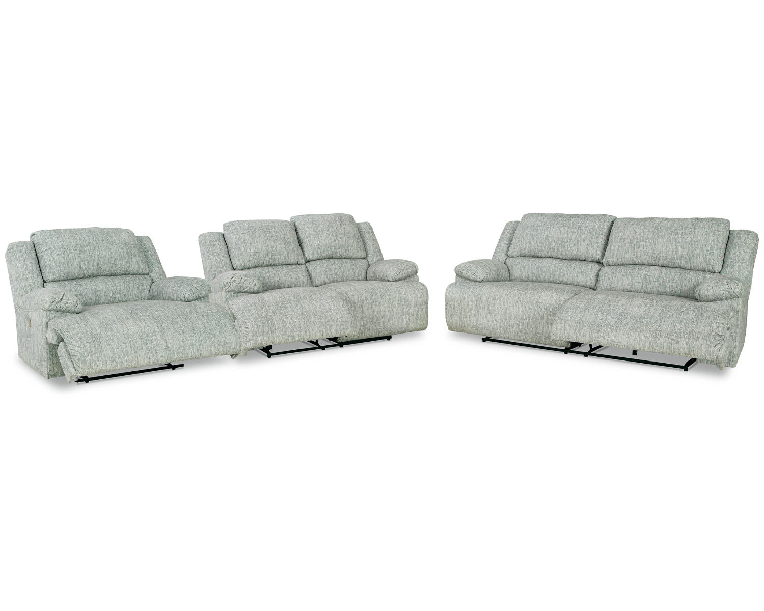 McClelland Reclining Sofa, Loveseat and Recliner