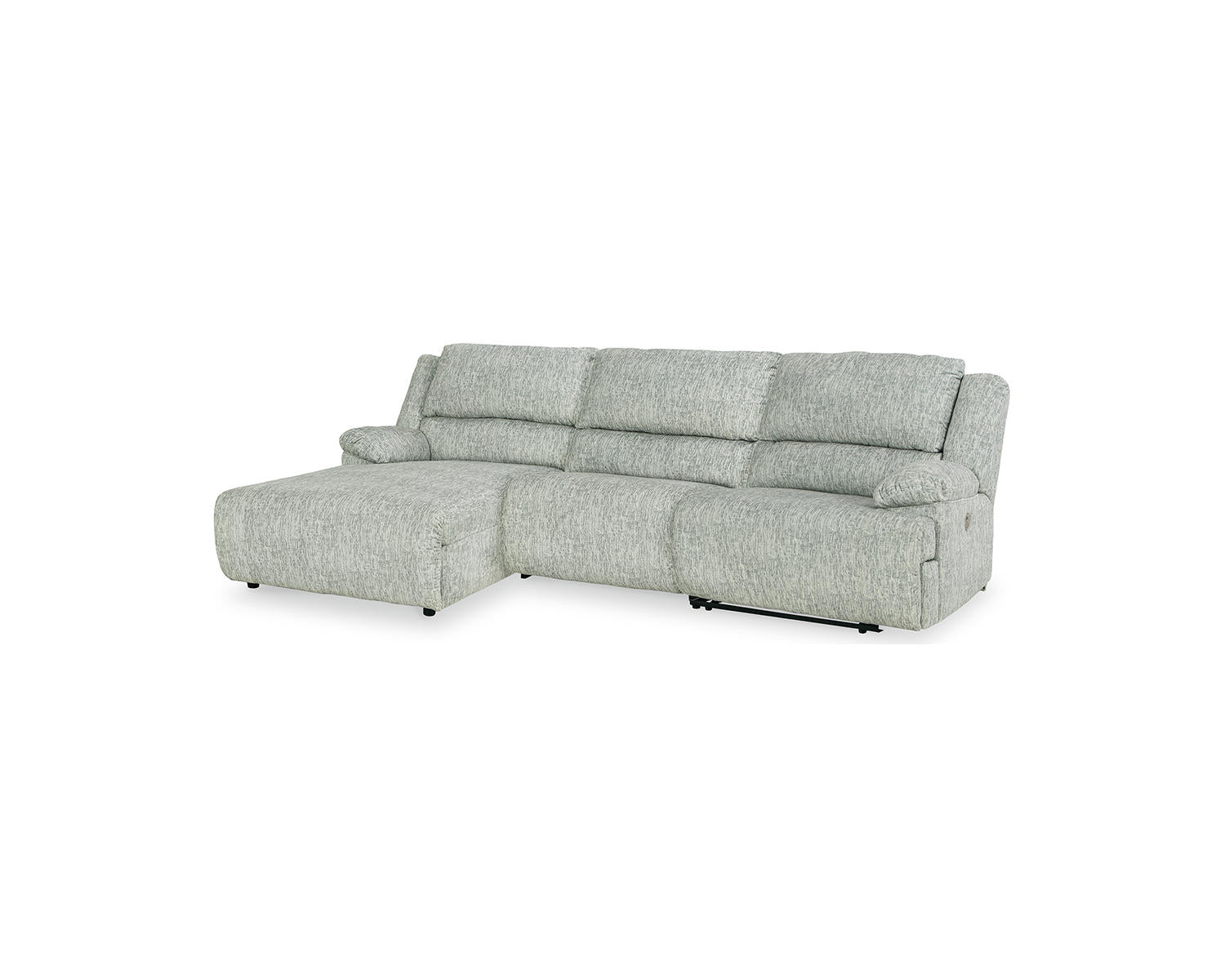McClelland 3-Piece Power Reclining Sectional with Chaise