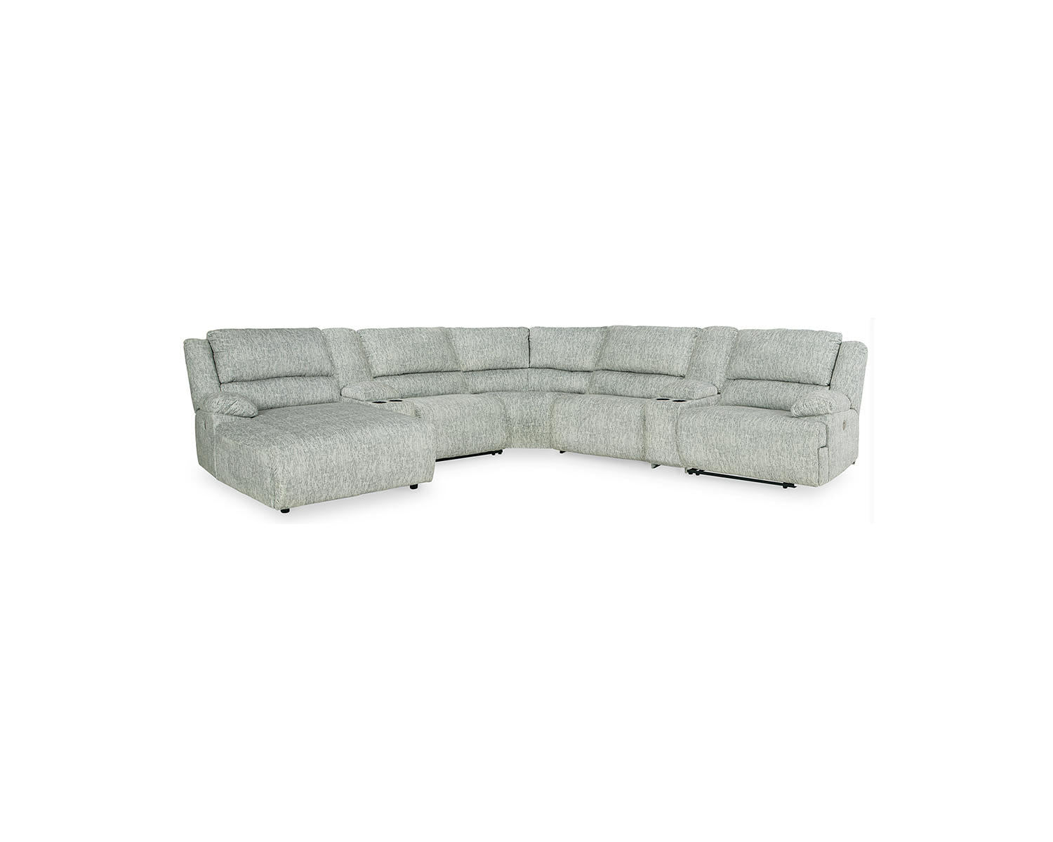 McClelland 7-Piece Power Reclining Sectional with Chaise