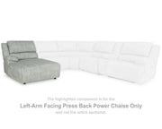 McClelland Left-Arm Facing Power Reclining Back Chaise
