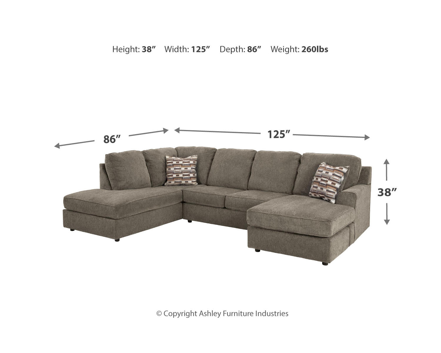 O'Phannon 2-Piece Sectional and Ottoman