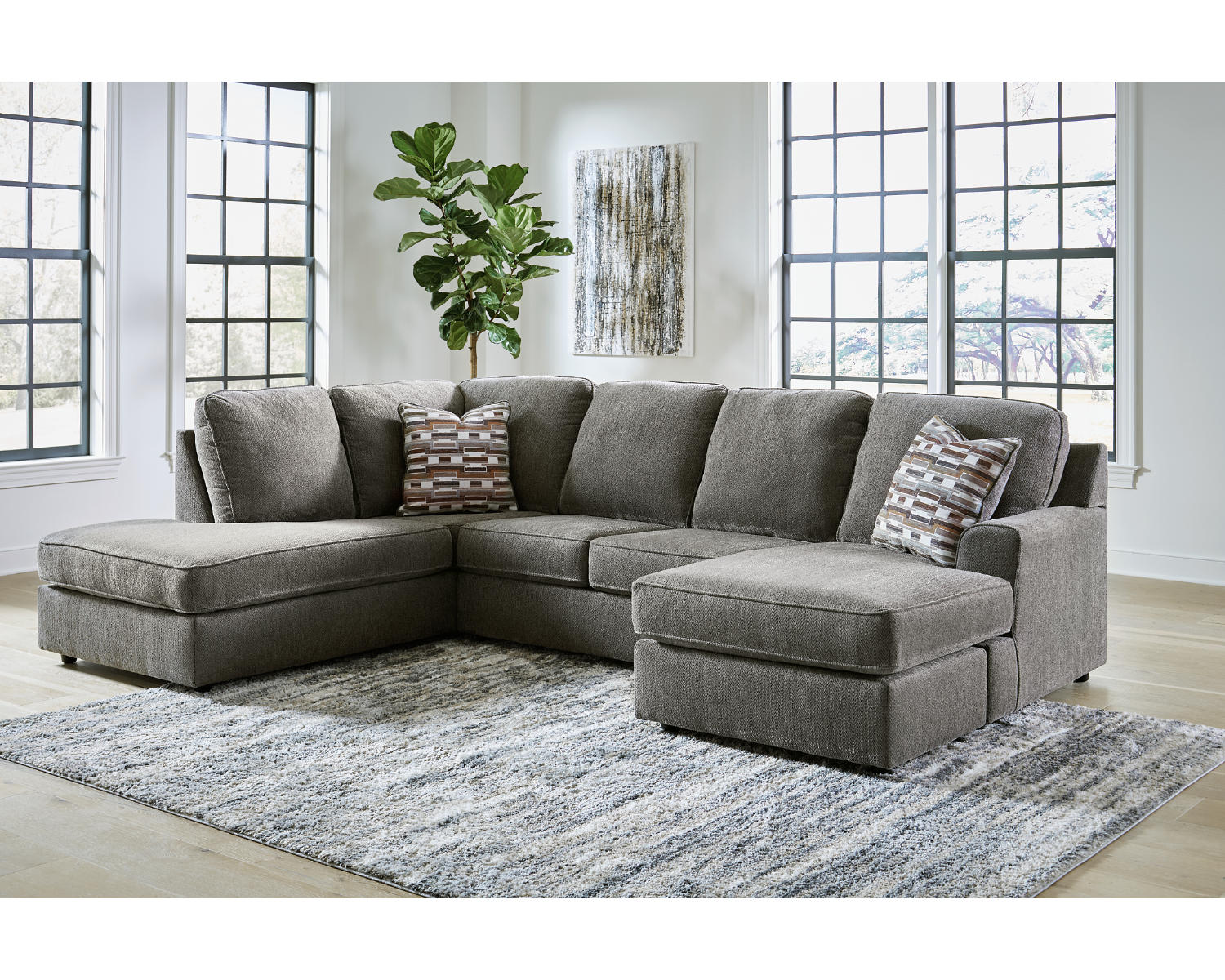 O'Phannon 2-Piece Sectional and Ottoman