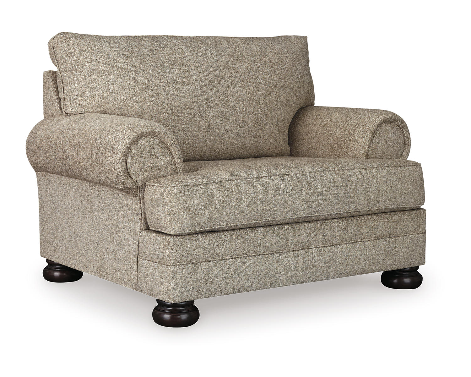 Kananwood Loveseat with Oversized Chair and Ottoman
