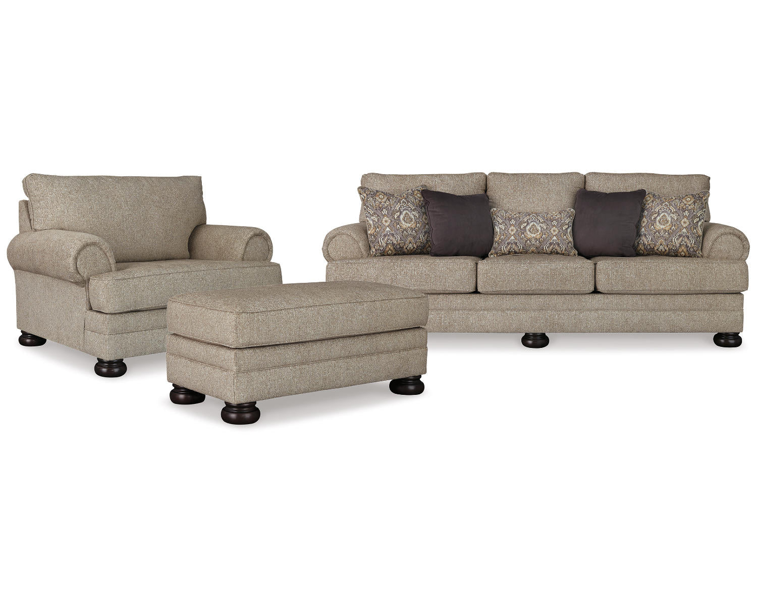 Kananwood Sofa, Chair and Ottoman