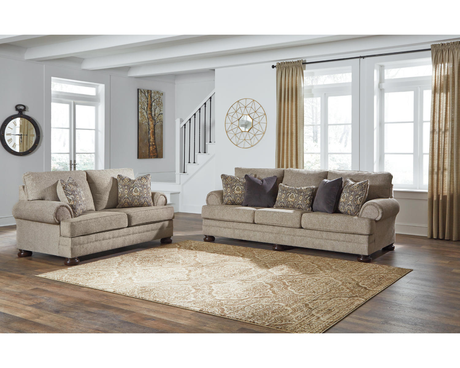 Kananwood Sofa and Loveseat