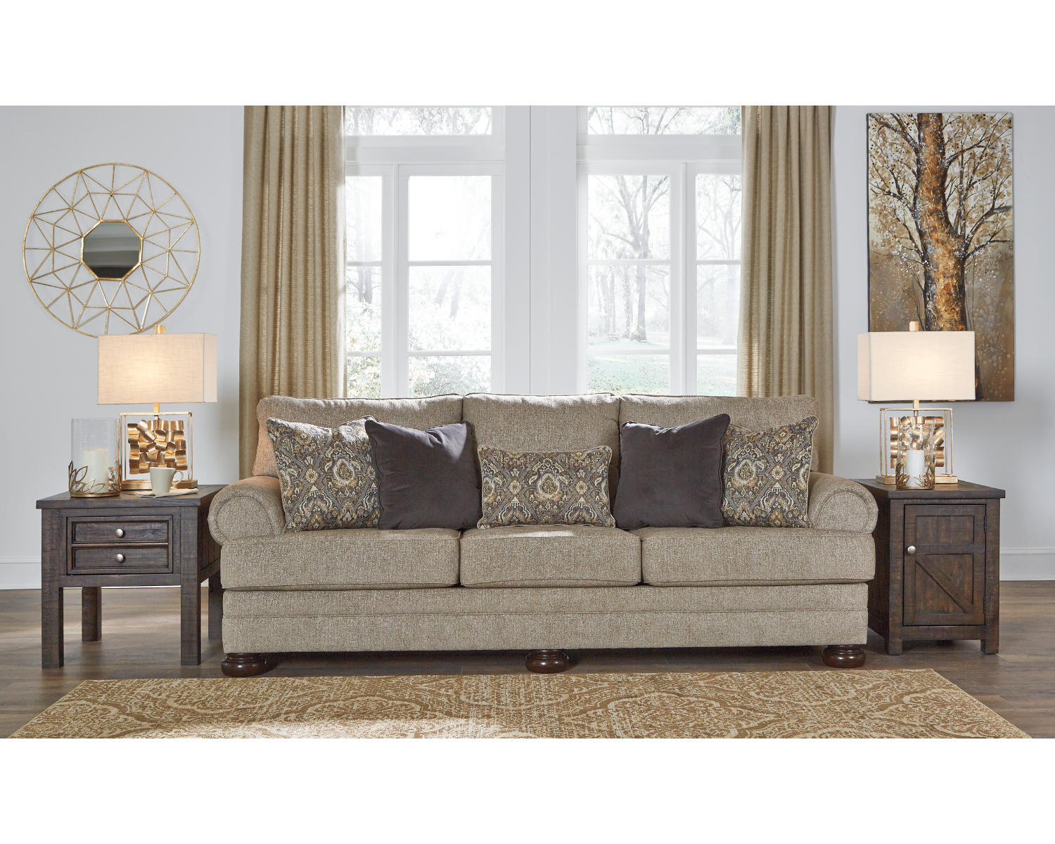 Kananwood Sofa, Chair and Ottoman