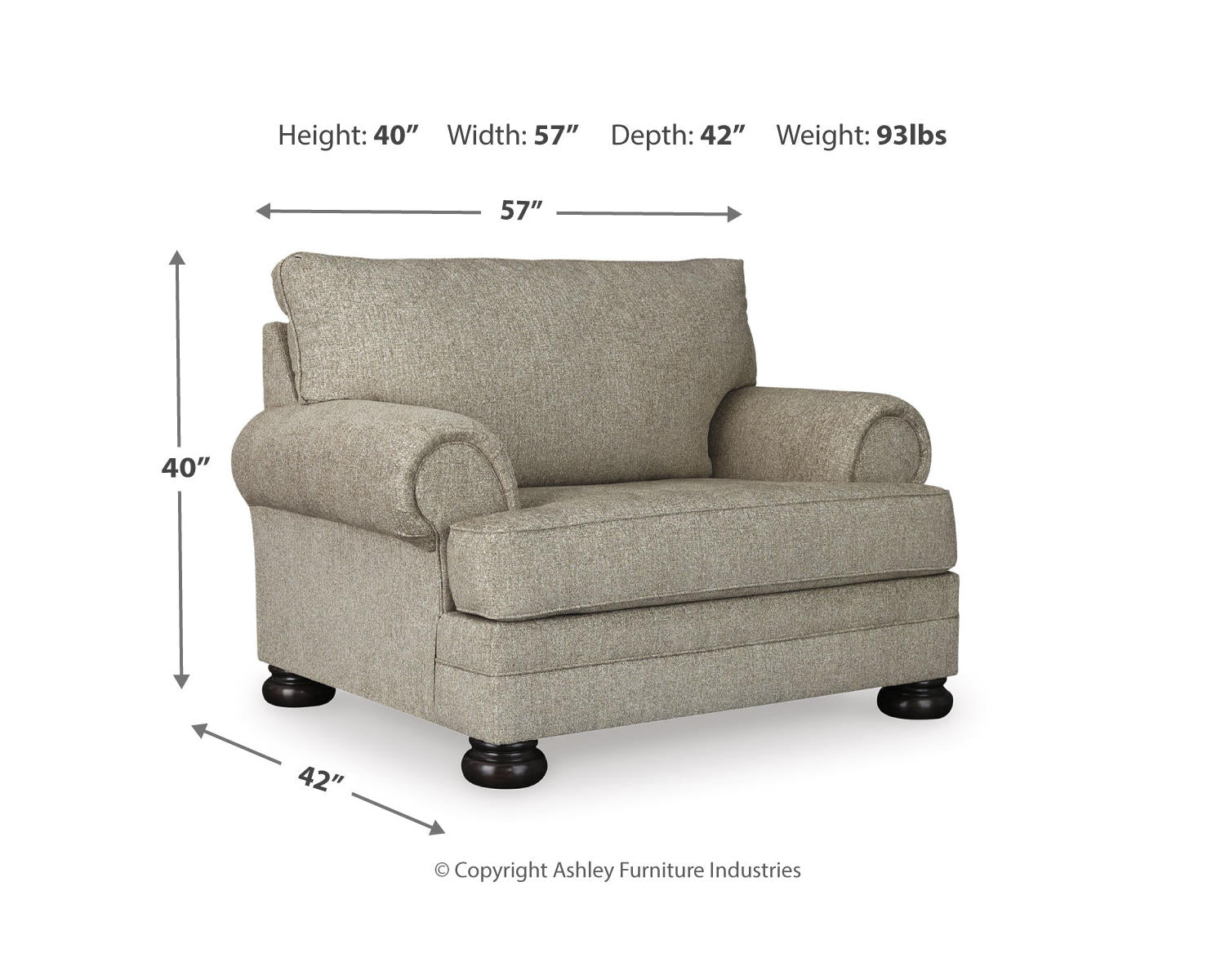 Kananwood Sofa, Chair and Ottoman