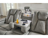 Mancin Reclining Sofa with Drop Down Table