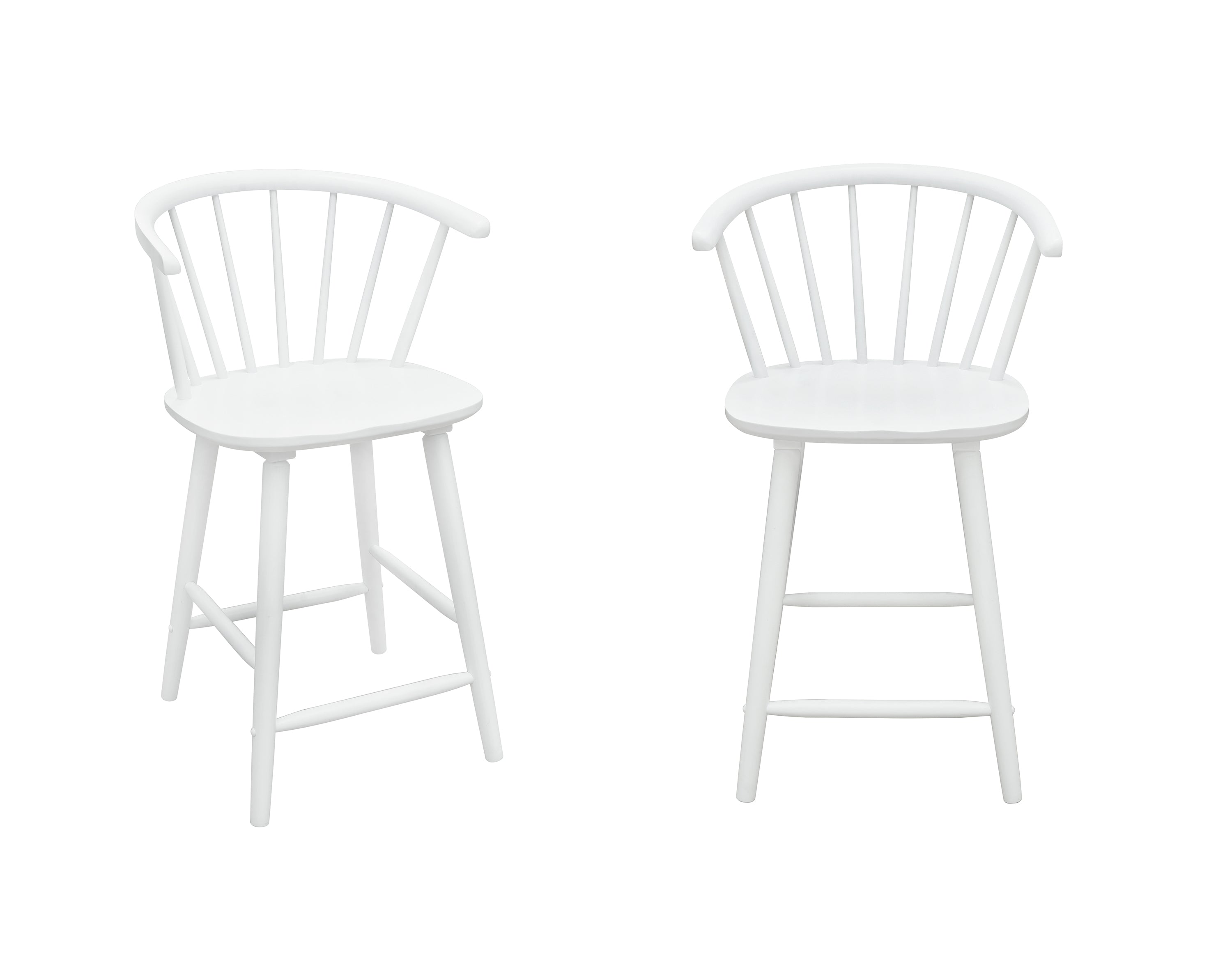 2981WH-24 JANNA COUNTER HEIGHT STOOL-WHITE