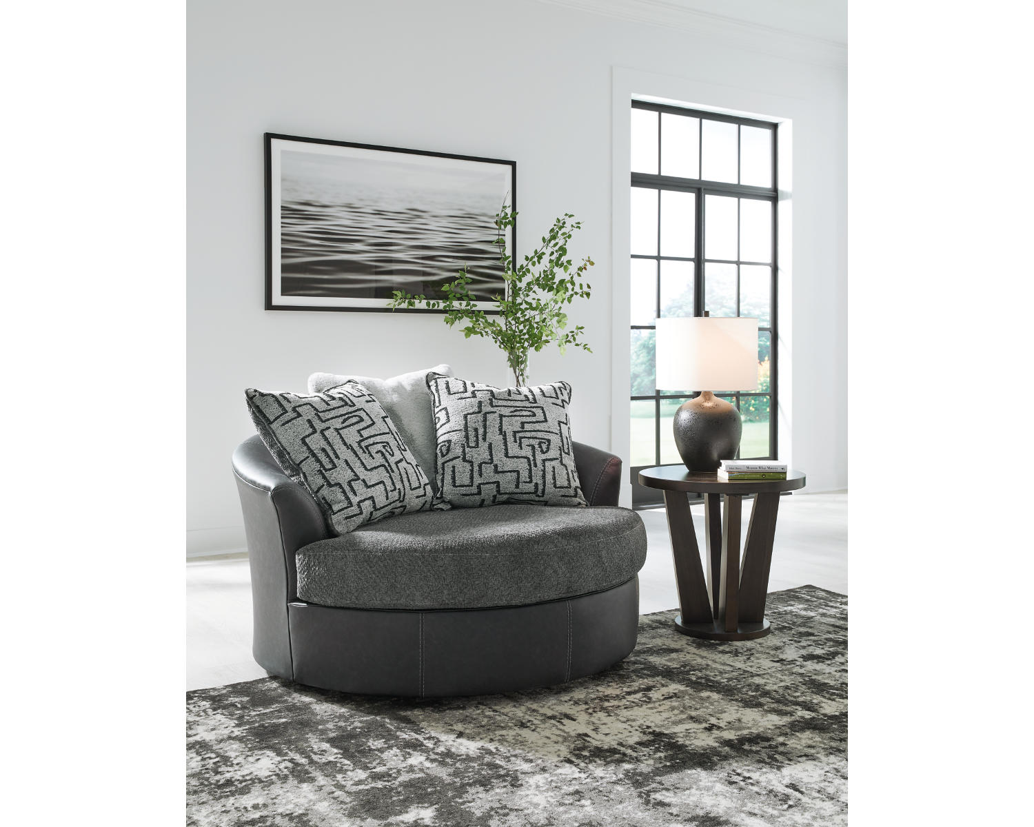 Brixley Pier Oversized Swivel Accent Chair