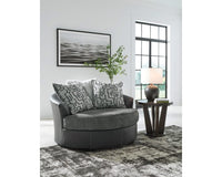 Silla giratoria extragrande con acento Brixley Pier