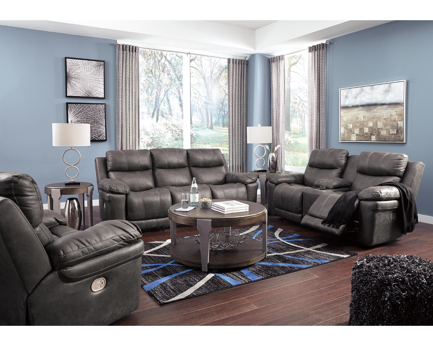Erlangen Power Reclining Sofa, Loveseat and Recliner
