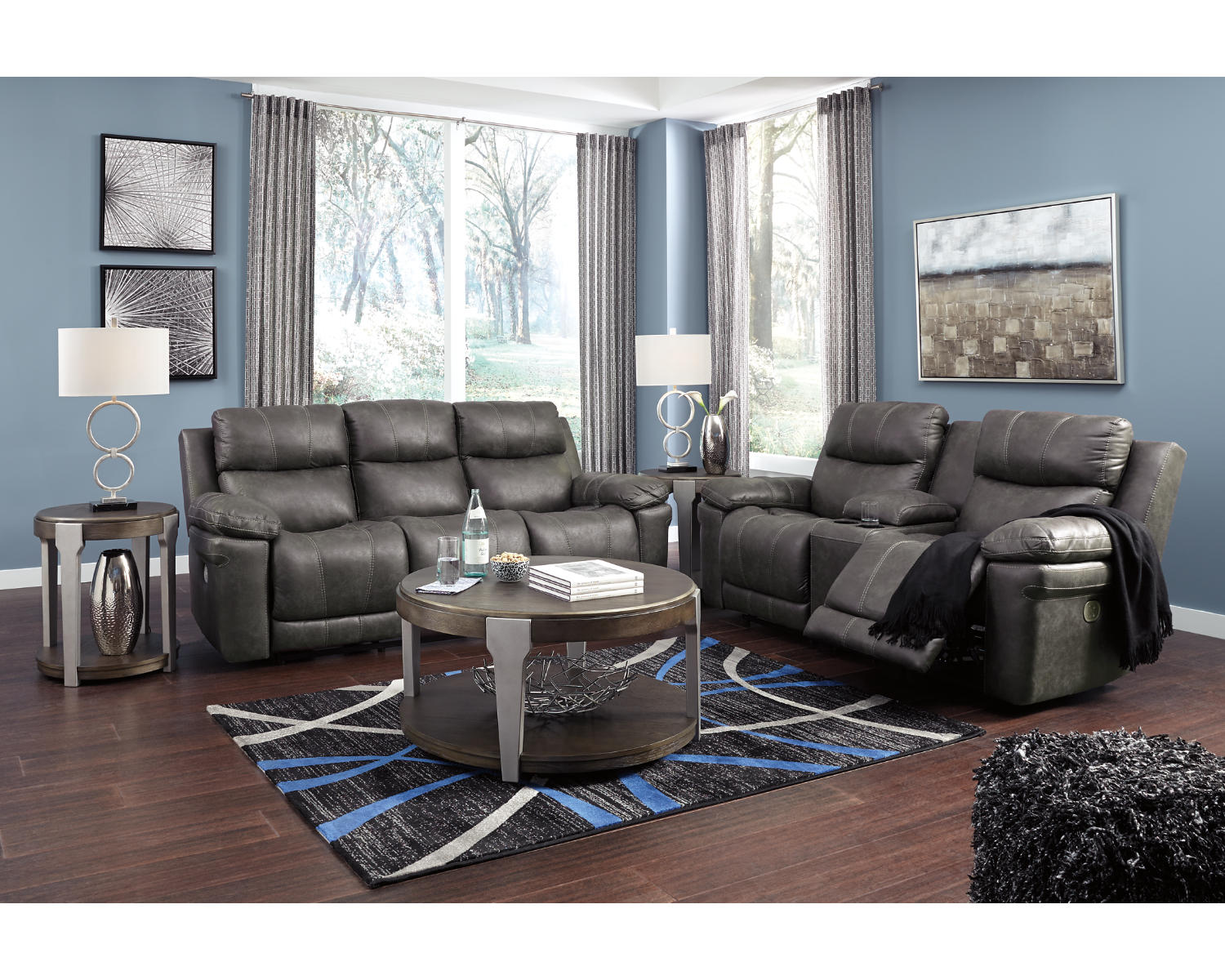 Erlangen Reclining Sofa and Loveseat