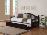 Sofá cama individual con cama nido Dan Ryan Wood Cappuccino