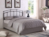 Cabecera de cama Bryant de metal tamaño queen o full open frame, color negro