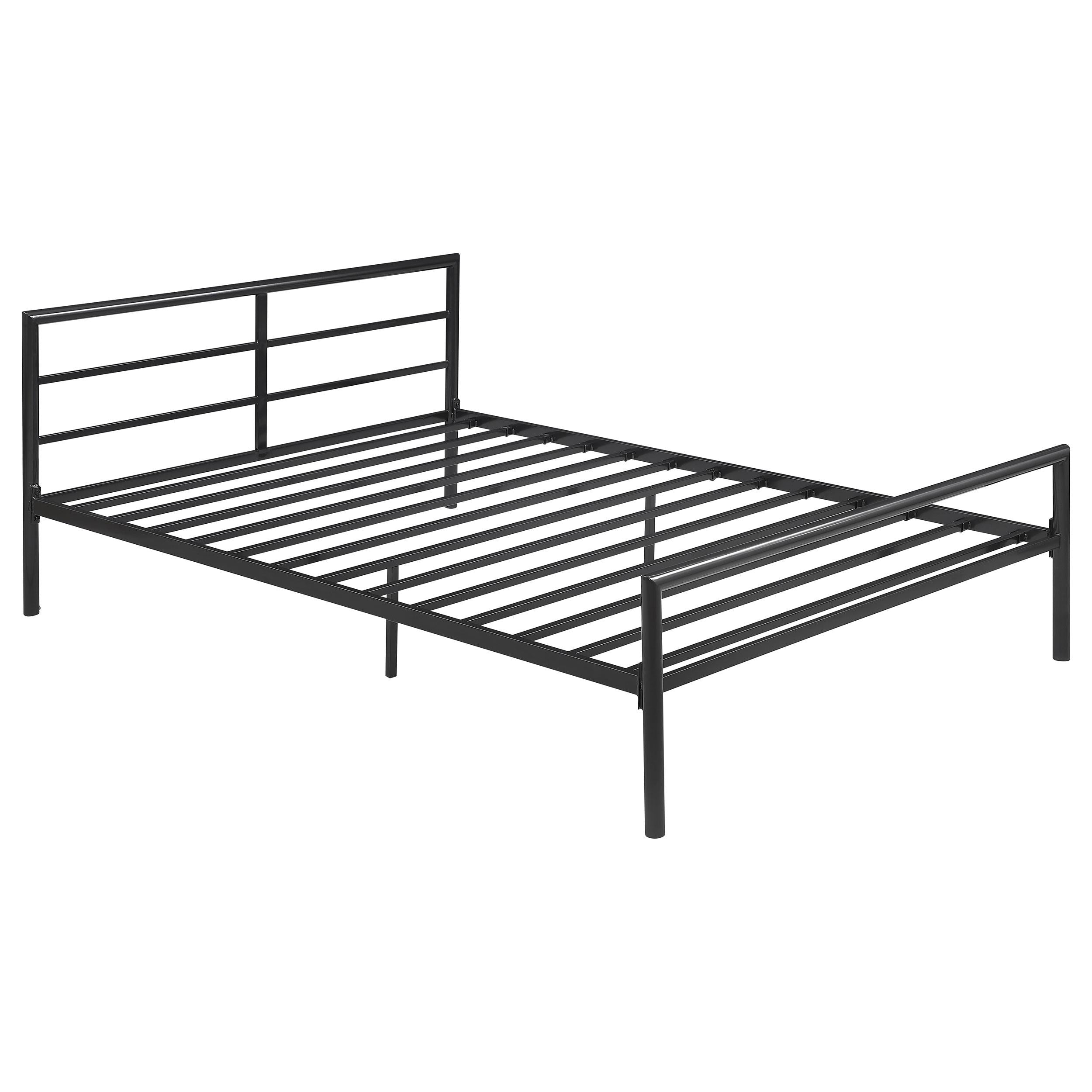 Fisher Metal Full Open Frame Bed Gunmetal