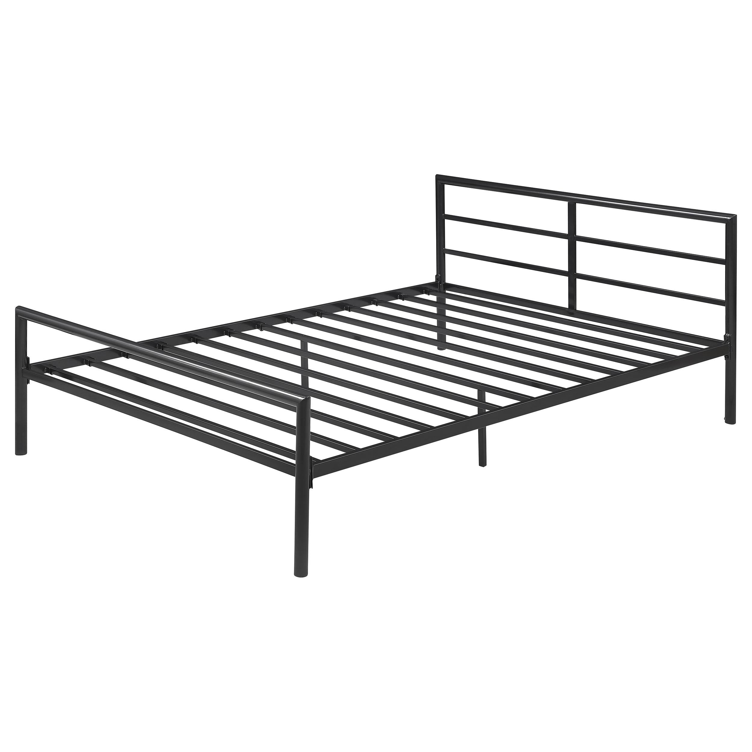 Fisher Metal Full Open Frame Bed Gunmetal