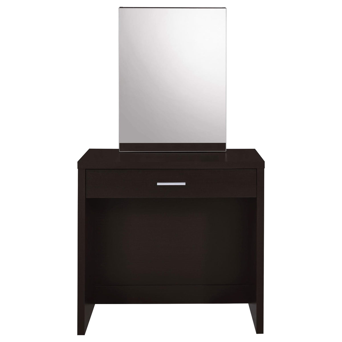 Tocador Harvey con taburete elevable Cappuccino