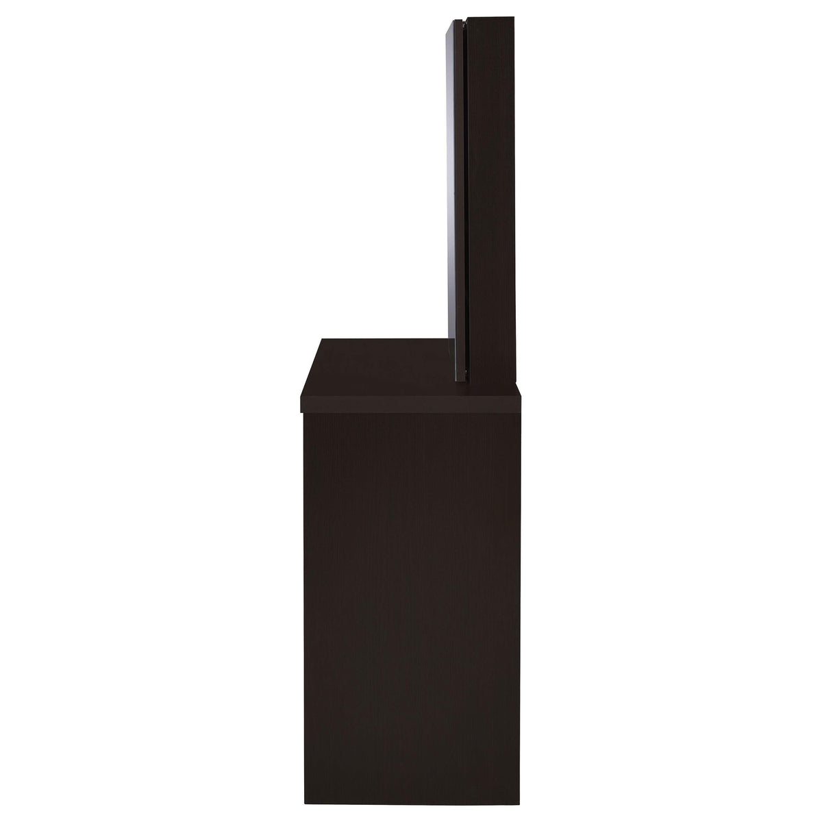 Tocador Harvey con taburete elevable Cappuccino