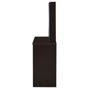 Tocador Harvey con taburete elevable Cappuccino