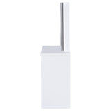 Tocador Harvey con taburete elevable blanco