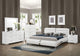 Juego de dormitorio Jeremaine de 5 piezas Eastern King, blanco