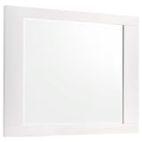 Juego de dormitorio Jeremaine de 5 piezas Eastern King, blanco