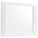 Juego de dormitorio Jeremaine California King de 4 piezas, blanco