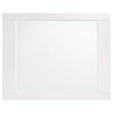 Juego de dormitorio Jeremaine California King de 4 piezas, blanco