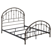 Rowan Metal Queen Open Frame Bed Dark Bronze