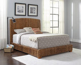 Cama California King Laughton Banana Leaf color ámbar