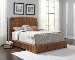 Cama California King Laughton Banana Leaf color ámbar