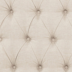 Cabecera Devon tapizada de 57 pulgadas, tamaño king, color beige