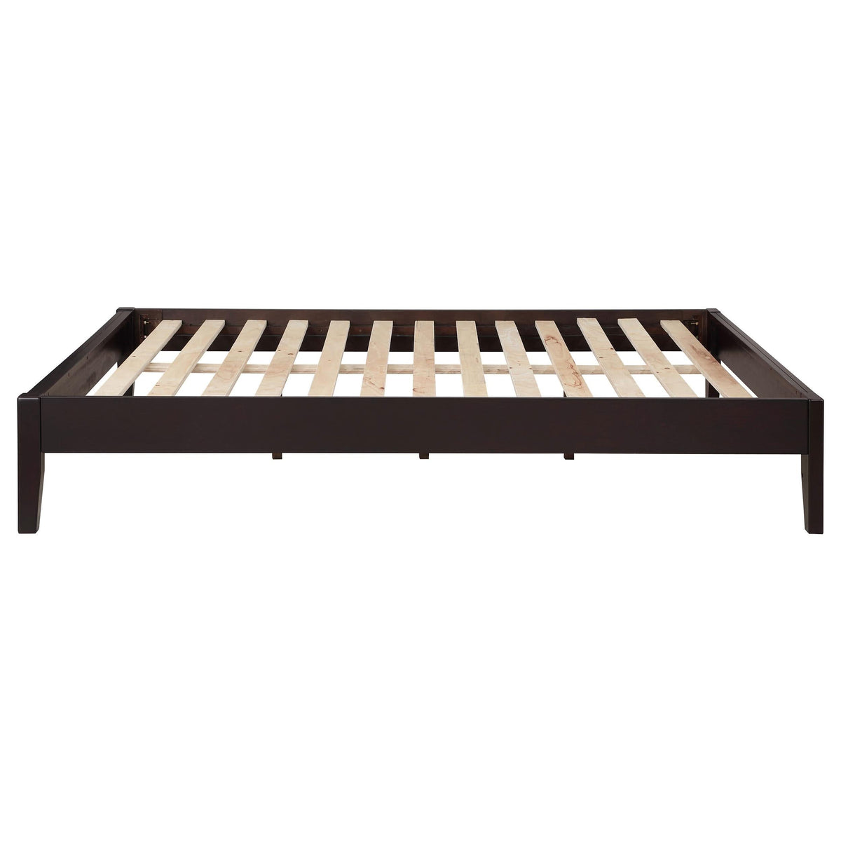 Cama de plataforma universal Hounslow Eastern King color capuchino