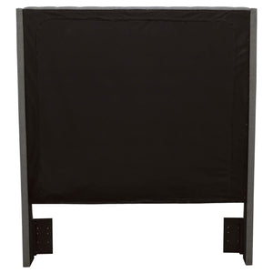 Cabecero tapizado Camille Eastern King con paneles en gris