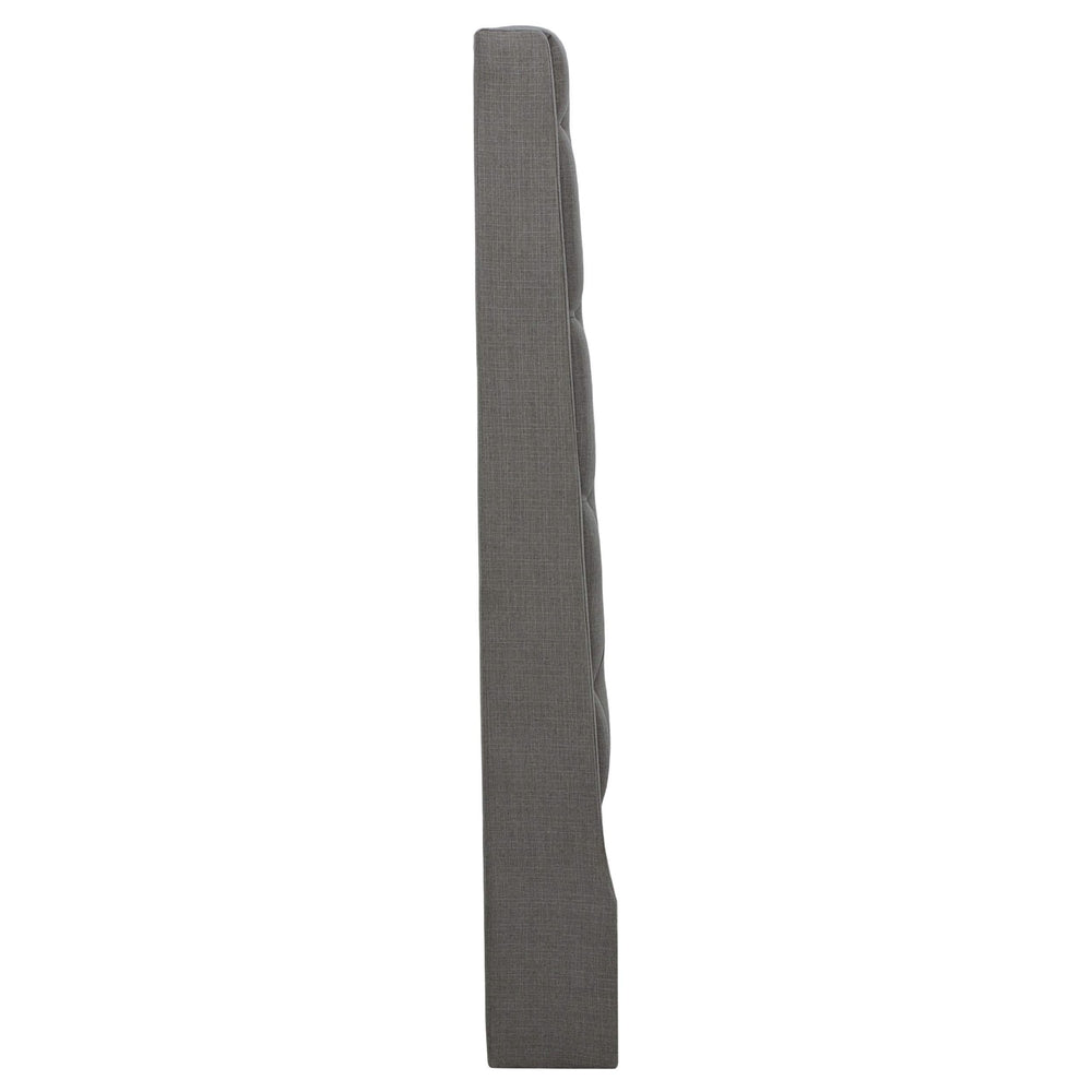 Cabecero tapizado Camille Eastern King con paneles en gris