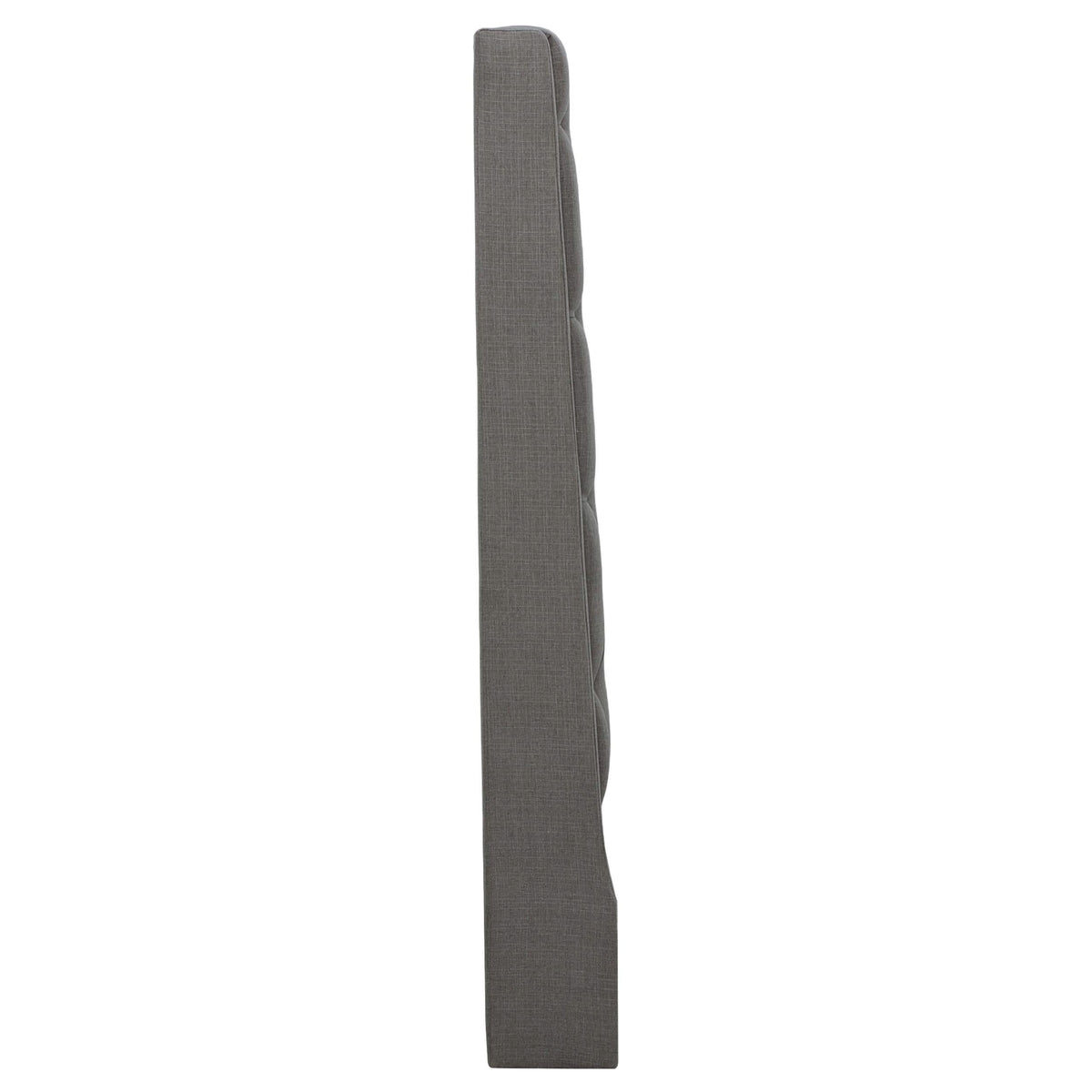 Cabecero tapizado Camille Eastern King con paneles en gris