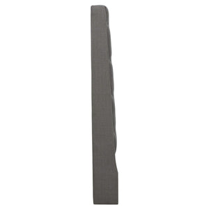 Cabecero tapizado Camille California King, gris