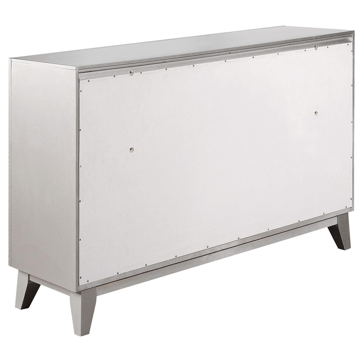 Juego de dormitorio Camille de 4 piezas Queen Metallic Mercury
